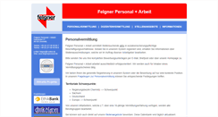 Desktop Screenshot of felgner-personal.de
